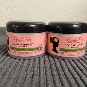 2 Brand New Camille Rose Nourishing Moisturizing Jar Hair Styling Gel, 8 oz.